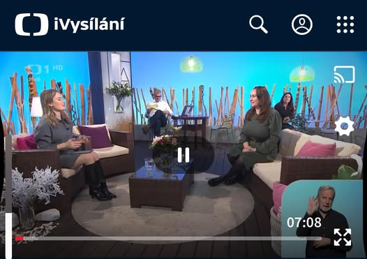 Simona Straková v rozhovoru pro Českou televizi
